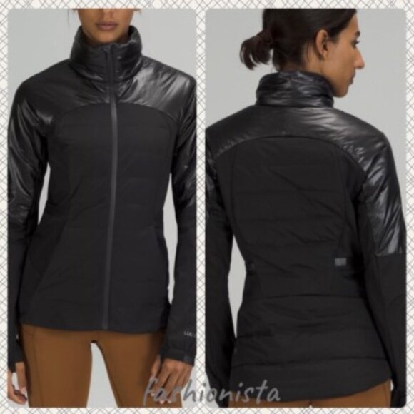 Like new Lululemon Down For It All Jacket in Black Size 12 - Picture 1 of 9